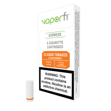VaporFi Express Classic Tobacco E Cig Cartridges (Cartridges)