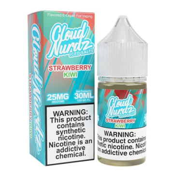 Cloud Nurdz TFN Salts Strawberry Kiwi Iced - (30mL)